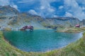 Balea Lake, a glacier lake situated at 2,034 m of altitude, FÃÆgÃÆraÃâ¢ Mountains, Romania